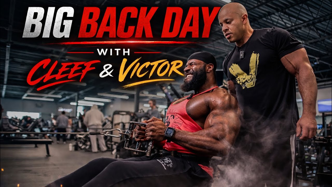 Big back day with Cleef & Victor Martinez 