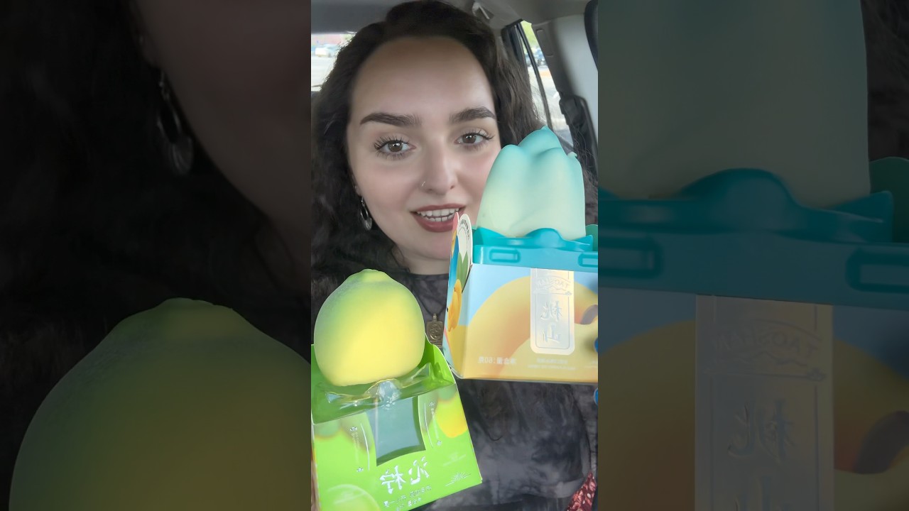 ВИРУСНОЕ АЗИАТСКОЕ ФРУКТОВОЕ МОРОЖЕНОЕ 🍋🍑 #foodreview #fruiticecream #viralfood