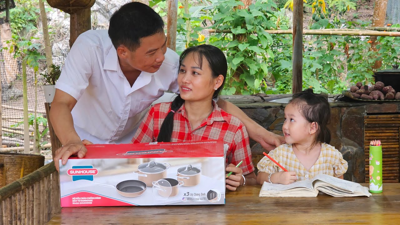 Husband Surprises Wife With Dream Cookware Set – An's Emotional Reaction Will Melt Your Heart