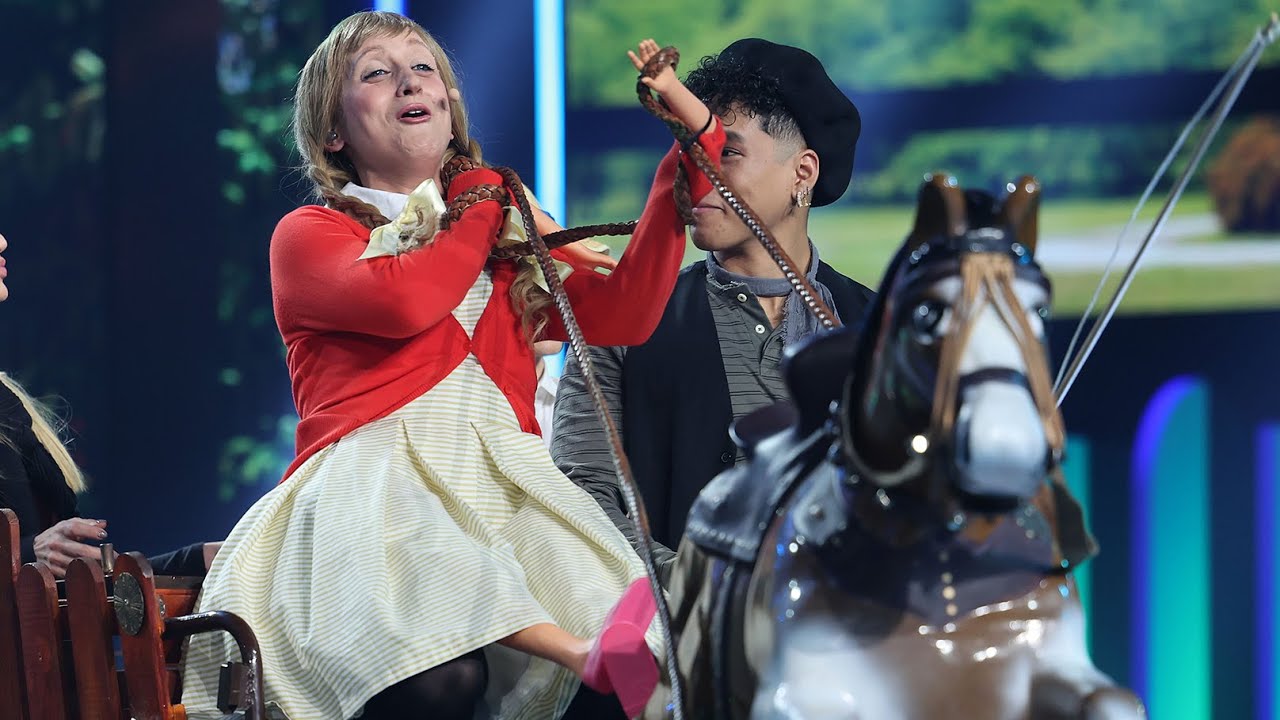 Susi Caramelo imita a Marisol en 'Corre, corre caballito' - Tu Cara Me Suena
