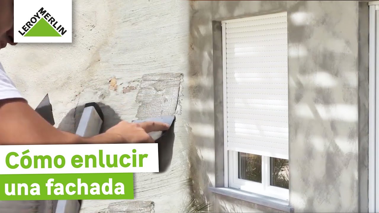Cómo enlucir una fachada I Guía paso a paso I LEROY MERLIN