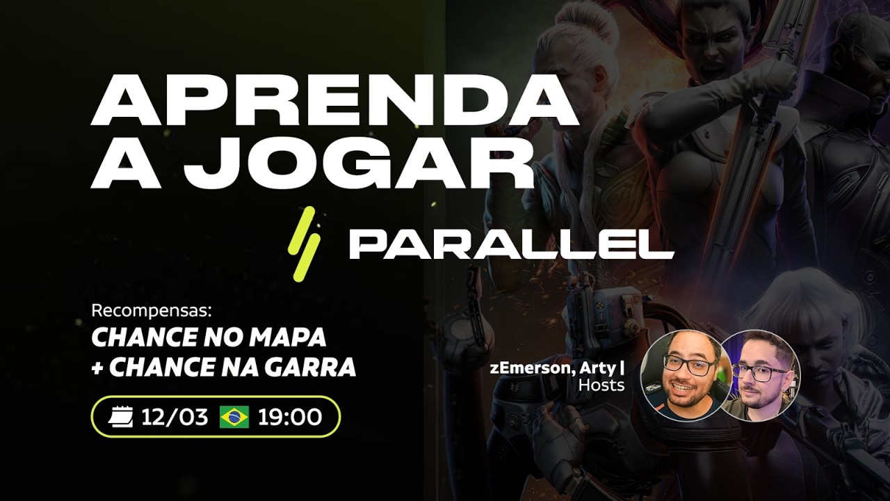 Aprendendo a Jogar Parallel TCG! Novo Card Game 100% Online com Competitivo Global Ft. @zEmerson