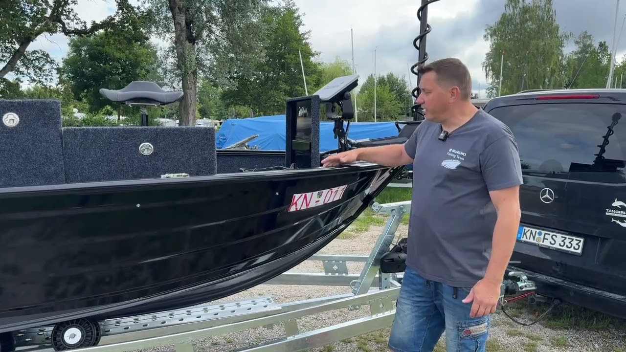 Alucrest Pro Fish 490 Tiller &ndash; Kompaktes Aluminium-Angelboot mit maximaler Ausstattung Aluboot Alu