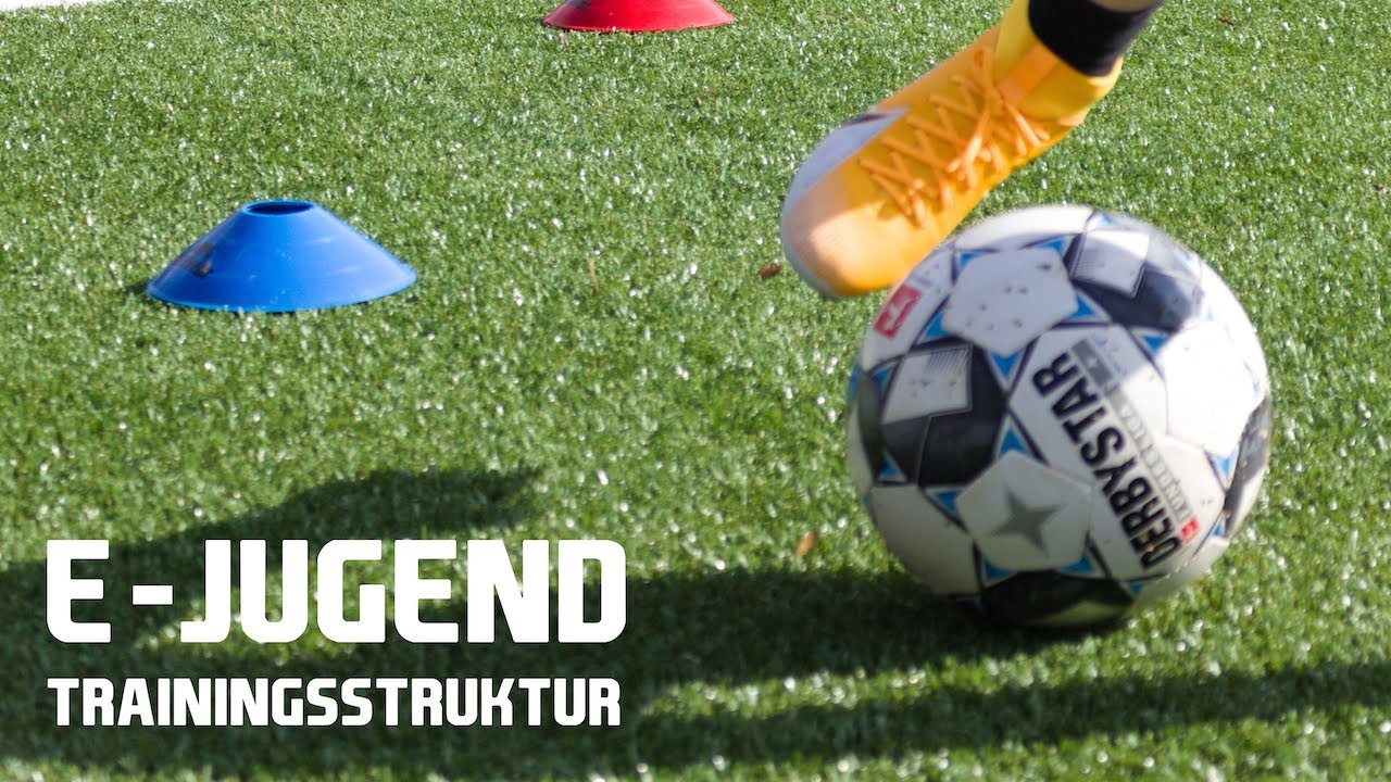 Wie könnte ein E-Jugend Fußball Training organisiert sein? -#Kinderfußball