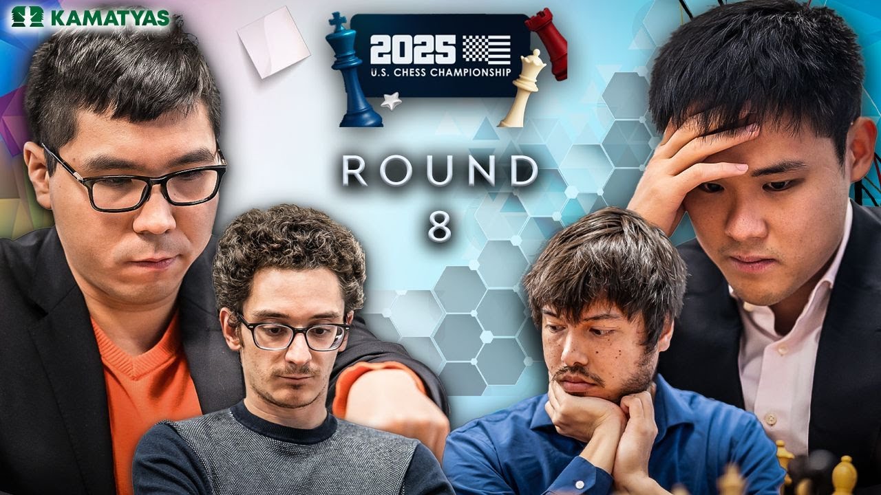 Ang STRATEGY Ni GM Wesley So Para Mag Champion! | USA Chess Championship 2025 Round 8 Updates