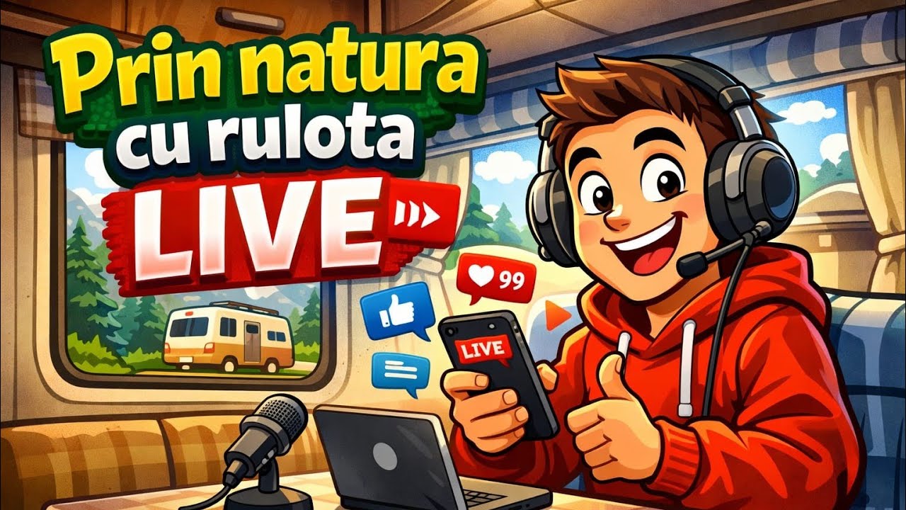 Prin natură cu rulota !!! este live!