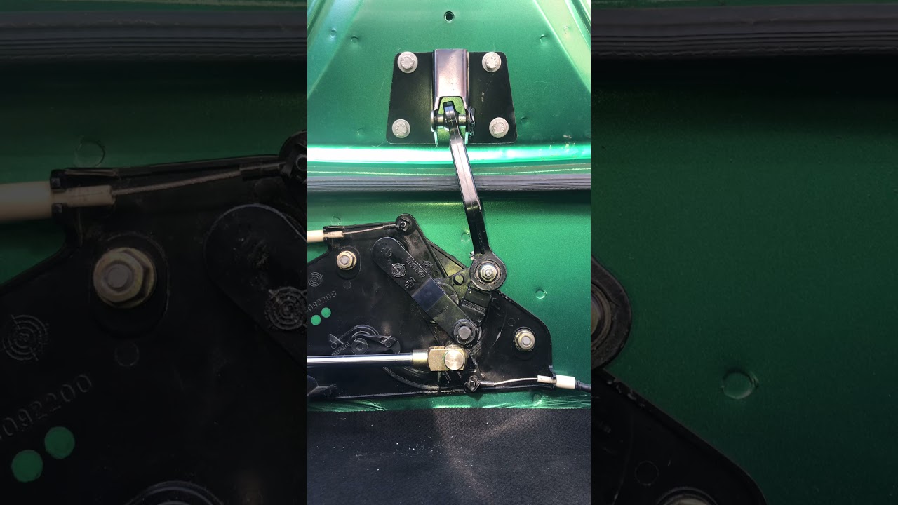 306 cabriolet Couvre capote / problème de verrouillage / pièce cassée