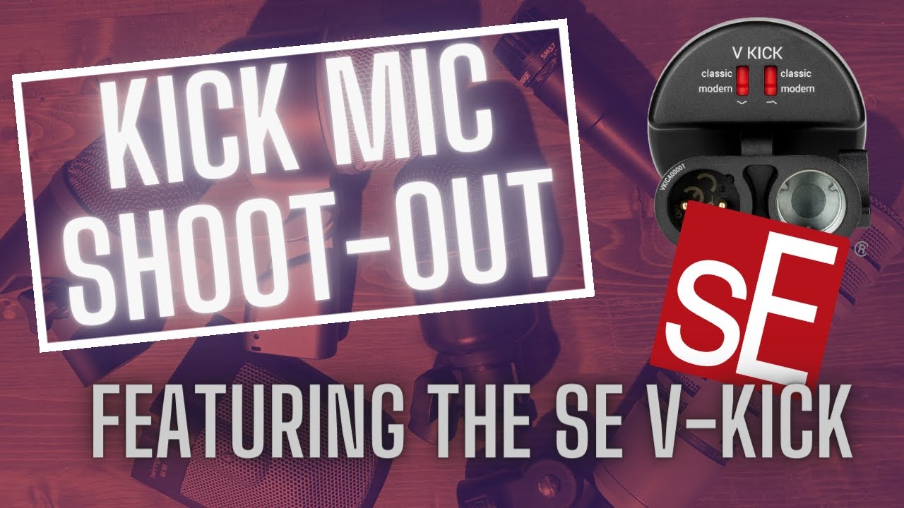 Kick Mic Shoot Out // sE, Shure, Gear One, EV & Behringer