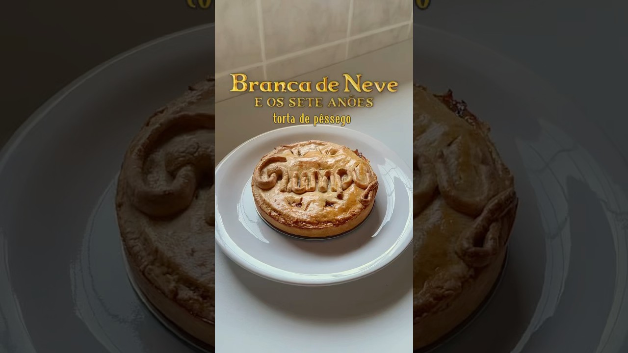 Torta da branca de neve #brancadeneve #torta #desenho #food #princesa #desenhoparacriancas