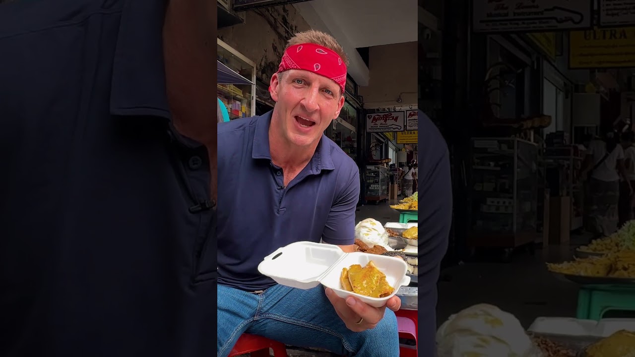Бирманская лепешка из толченых орехов 🇲🇲🥞
