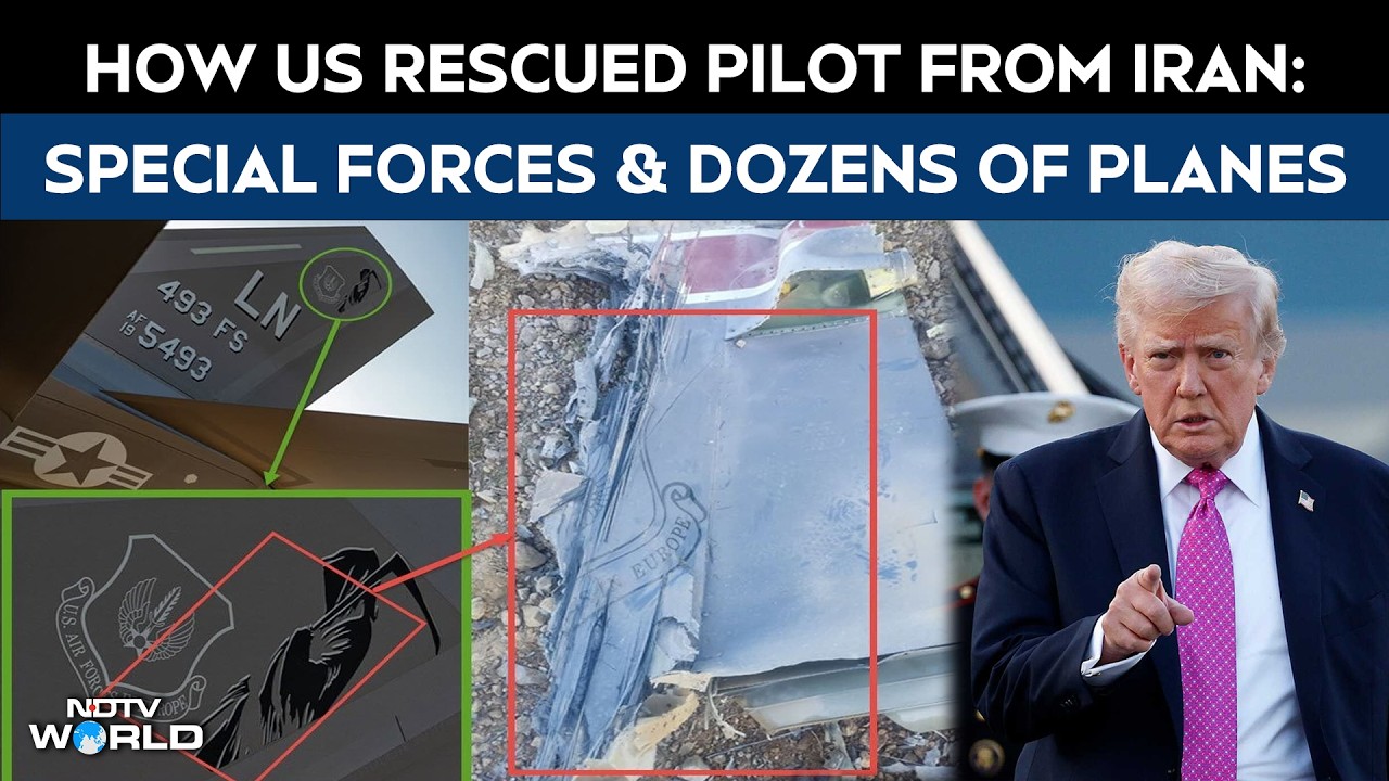 US F15 Shot Down | How US Rescued Missing Pilot In Iran | Trump Confirms Pilot Rescued