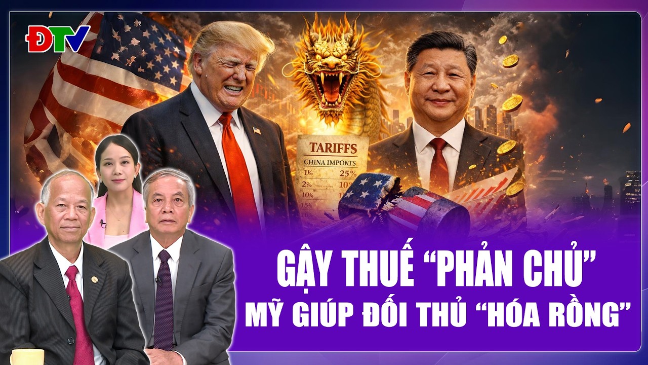 Chuyên gia: Đòn thuế “quật ngược” ông Trump, Mỹ giúp đối thủ “hóa rồng”? | BLQT