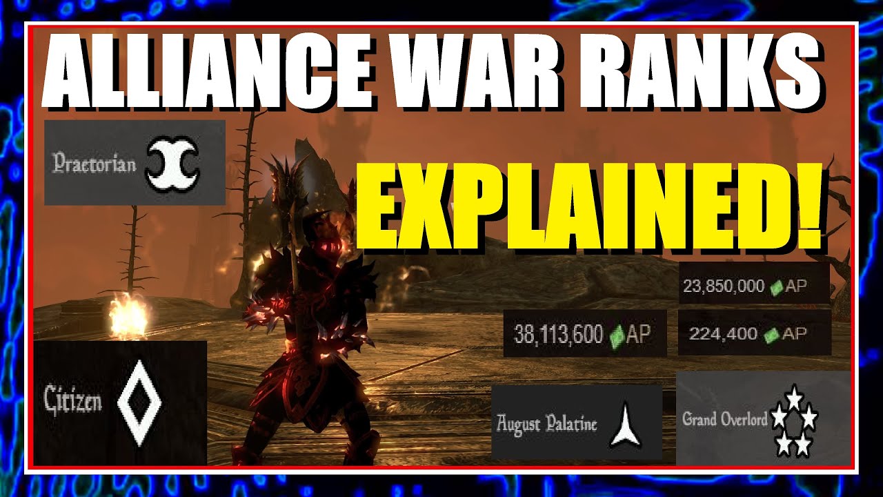 Alliance Ranks explained? | Elder Scrolls Online | Alliance Ranks List