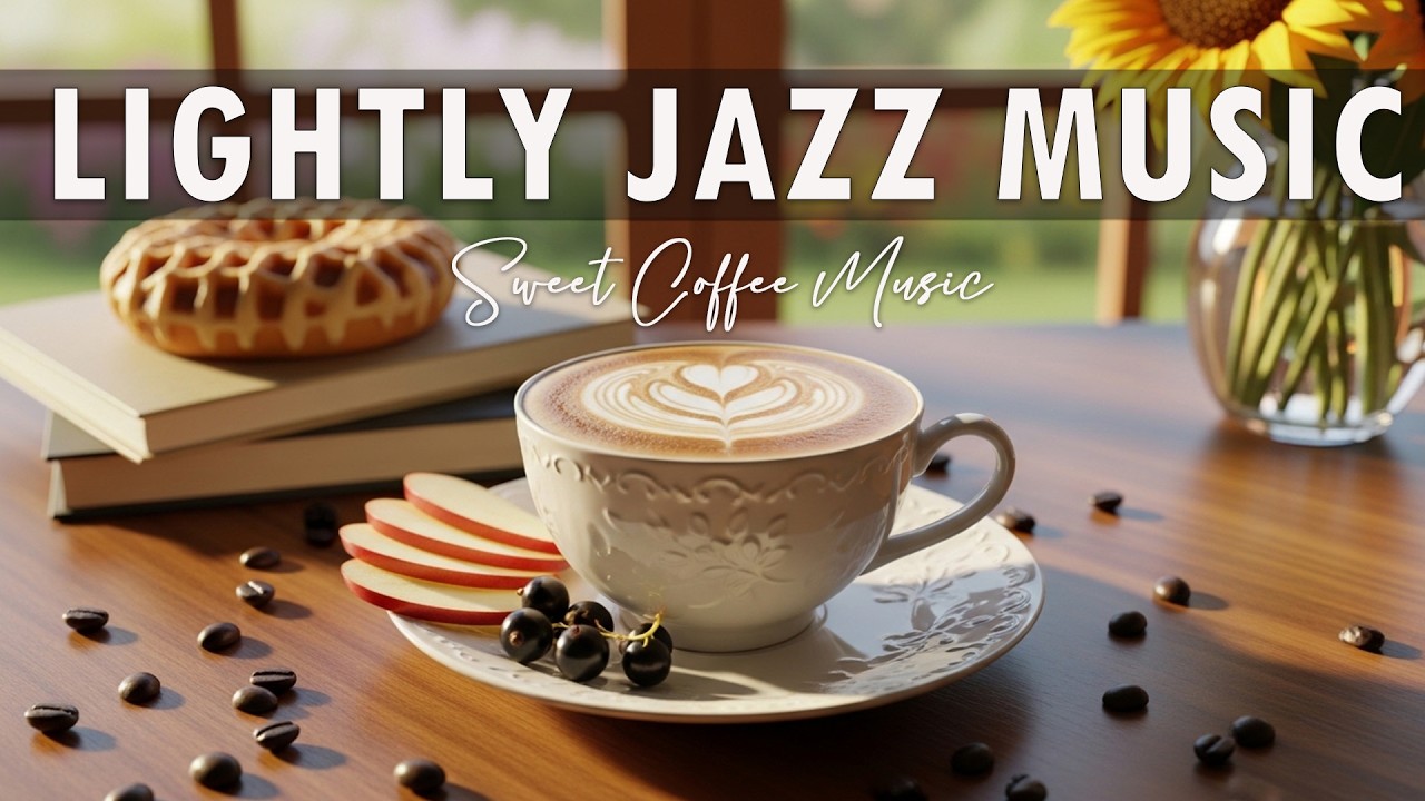 Lightly Jazz Music ☕ Coffee Shop Ambiance -  Cafe Jazz Music for Relaxation