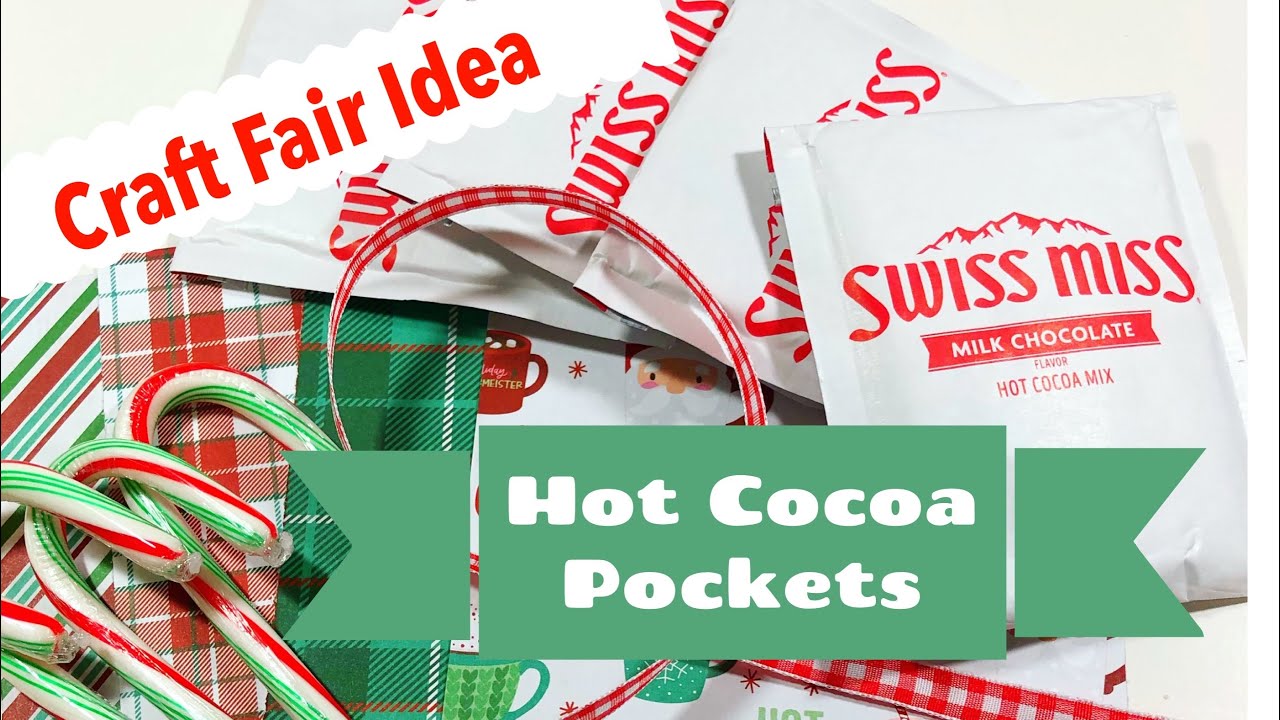 Hot Cocoa Pockets • Craft Fair Idea & Stocking Stuffer!  🎄☕️🎅🏼
