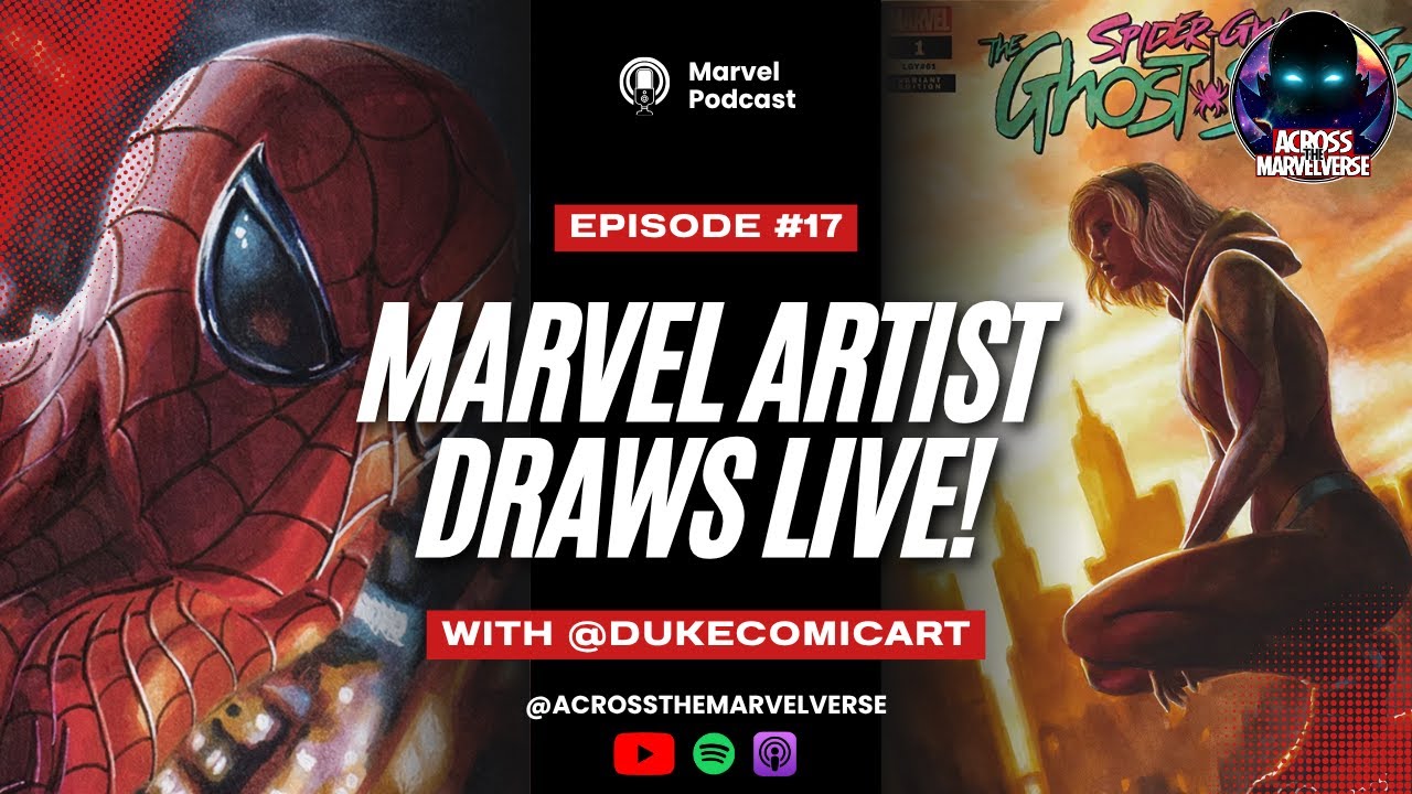Inside the Mind of a Marvel Artist | @dukecomicart Draws Live