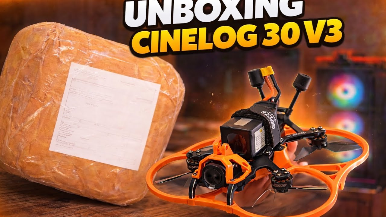 UNBOXING DRONE CINELOG 30 V3