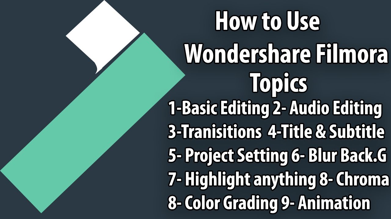 Wondershare Filmora X Tutorial, Complete Filmora Video Editing Tutorial, Learn Filmora