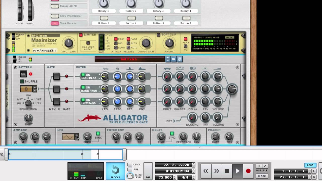 How to make a gated filter sweep - Reason Sound Design