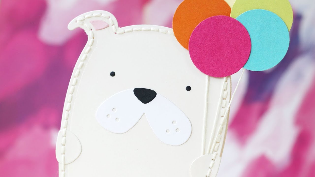 Create a Shaped Card w/Laura Bassen ft. Plush Friends Pup