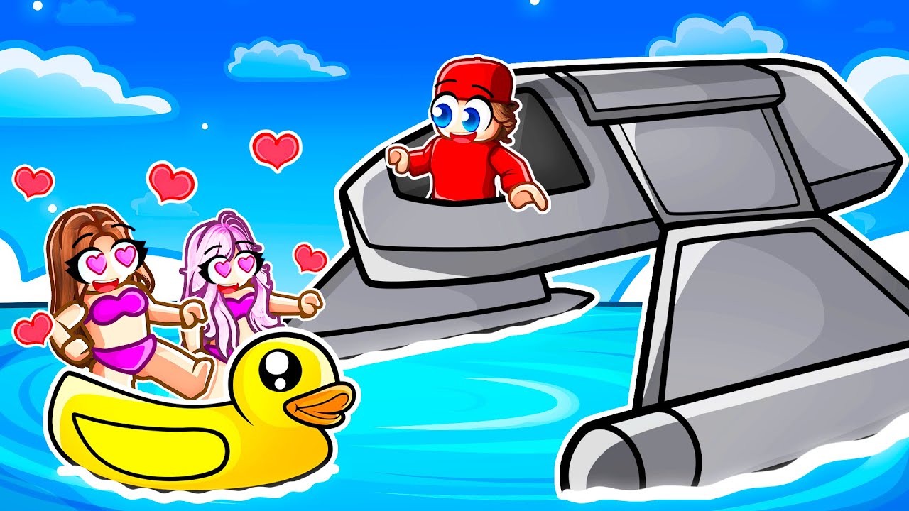 Draguer des filles avec le nouveau BATEAU SOUS MARIN sur Roblox Sharkbite !