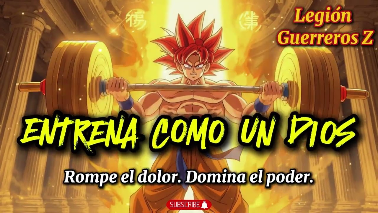 ⚡ ENTRENA COMO UN DIOS | Himno Épico de Motivación Saiyajin 💪 Supera el Dolor y Rompe Tus Límites 🔥