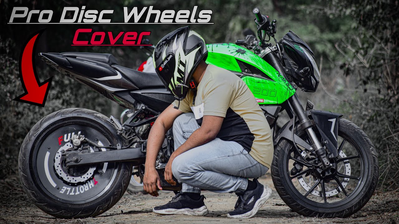 Installing Pro Disc Wheels Cover In Ns200 | How to Make .?