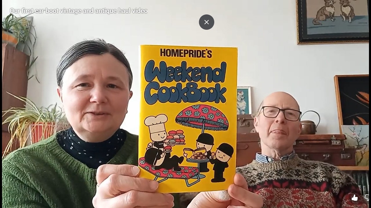 Our first car boot vintage and antique haul video