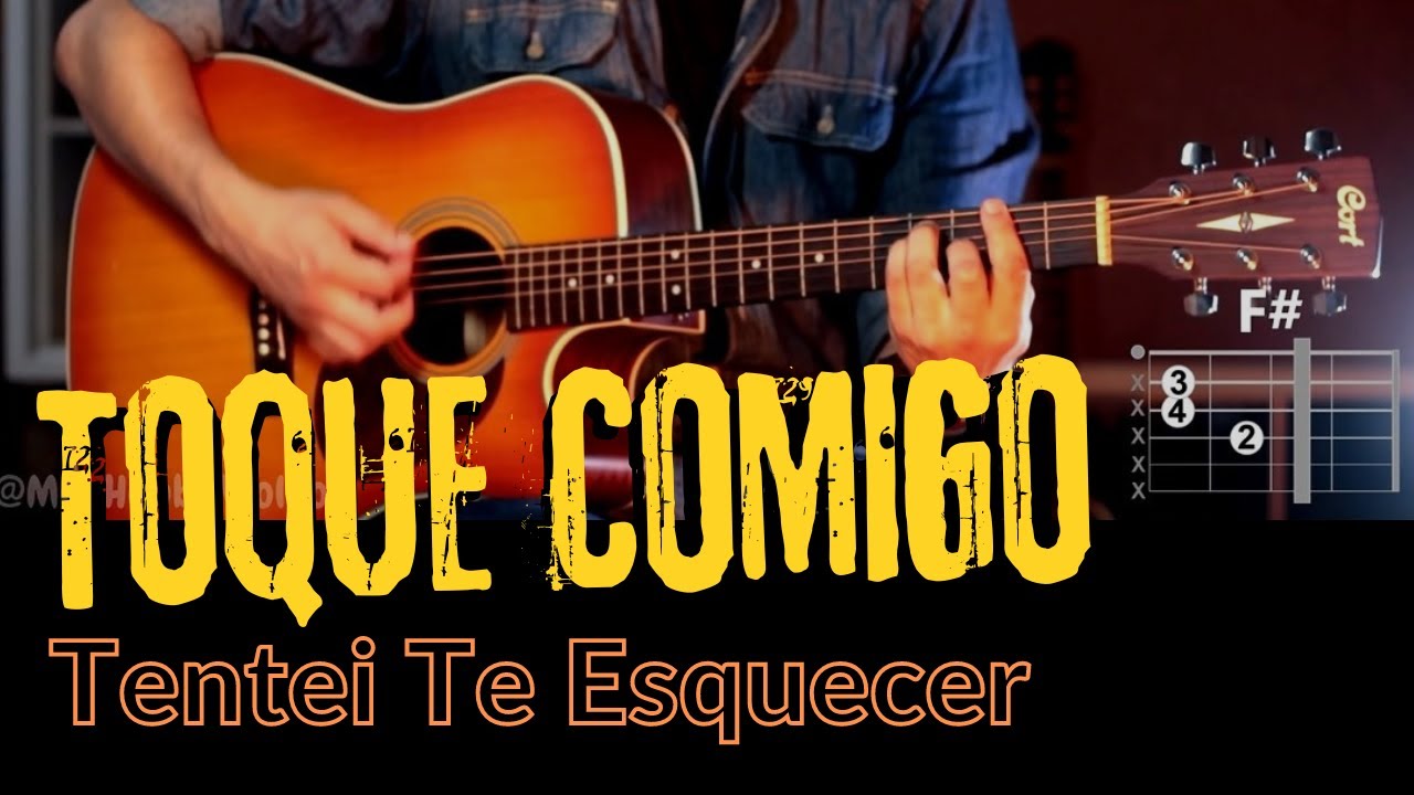 Tentei te Esquecer - Mato Grosso e Mathias - Aula de Violão #sertanejo #matogrossoemathias