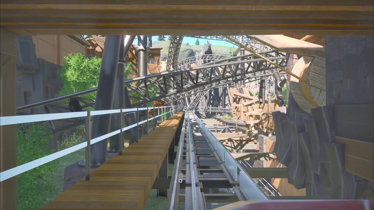 TARON Onride - Klugheim - Phantasialand - On-Ride POV 4K - Planet Coaster Version