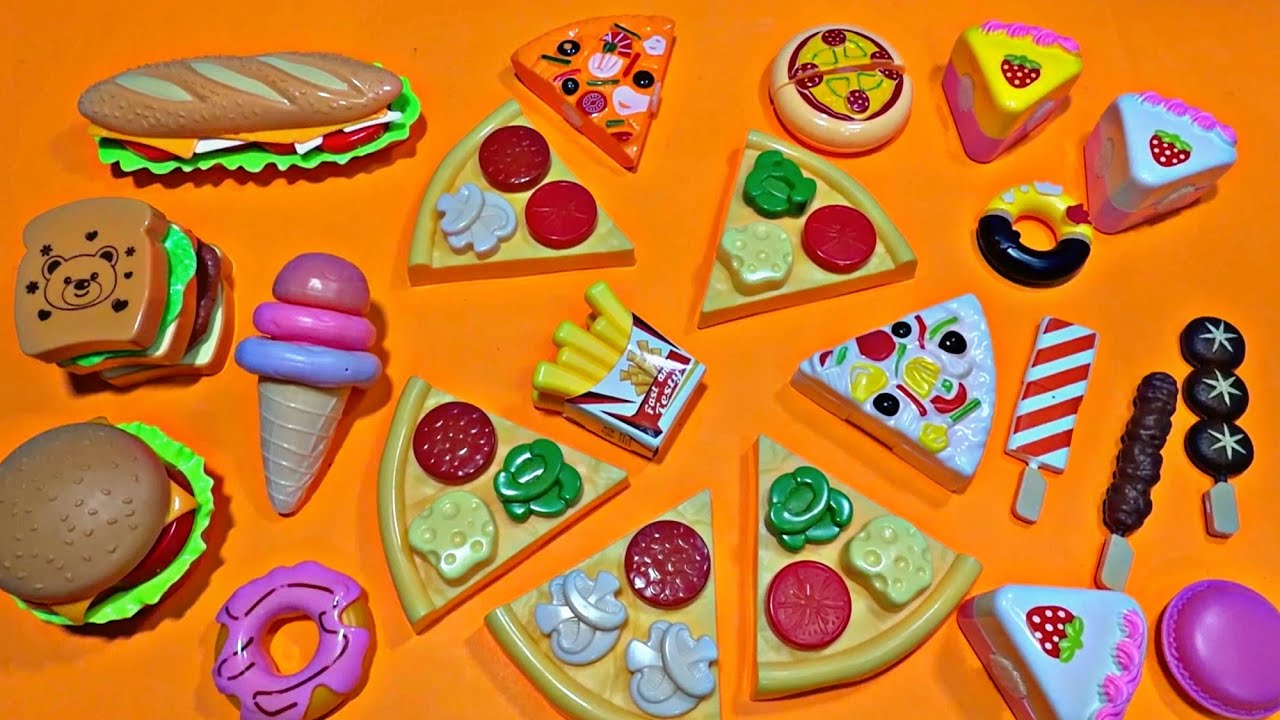 🍟 ASMR_Video * Different Miniature Snacks Toy in This Video I No Music *