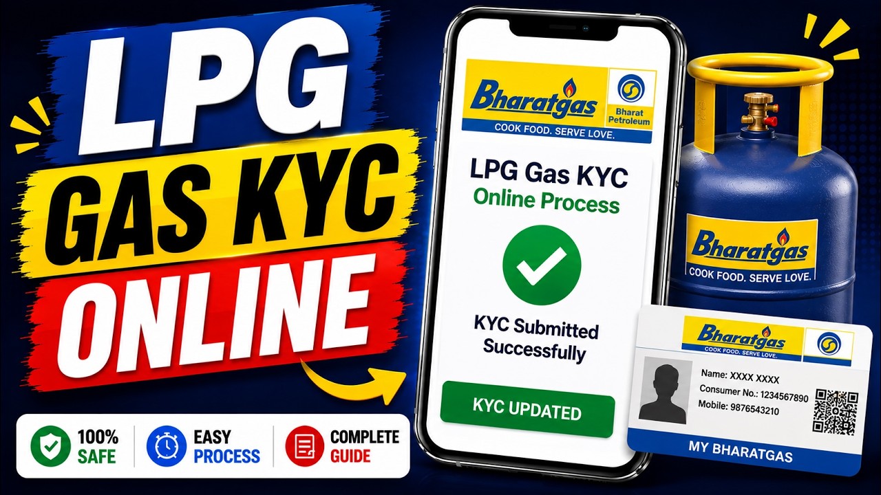 Bharat Gas KYC Online | LPG Gas Kyc Online 2026 | Tamil