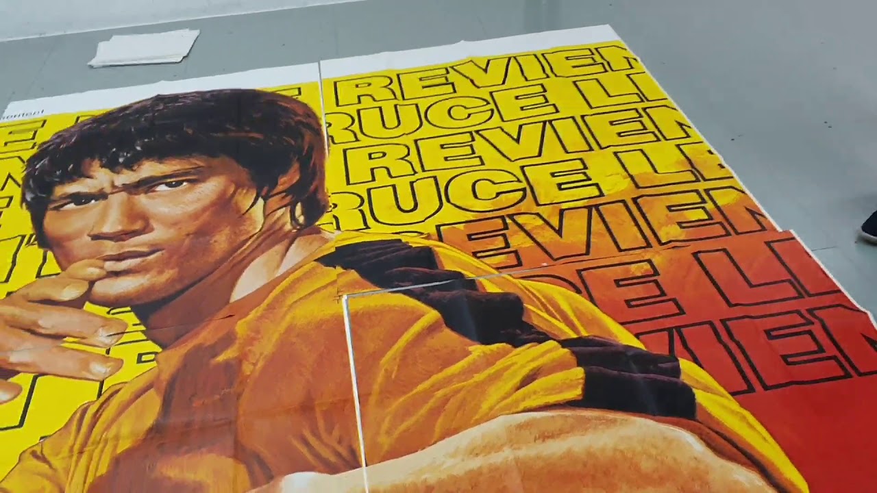 AFFICHE GEANTE BRUCE LEE Collector