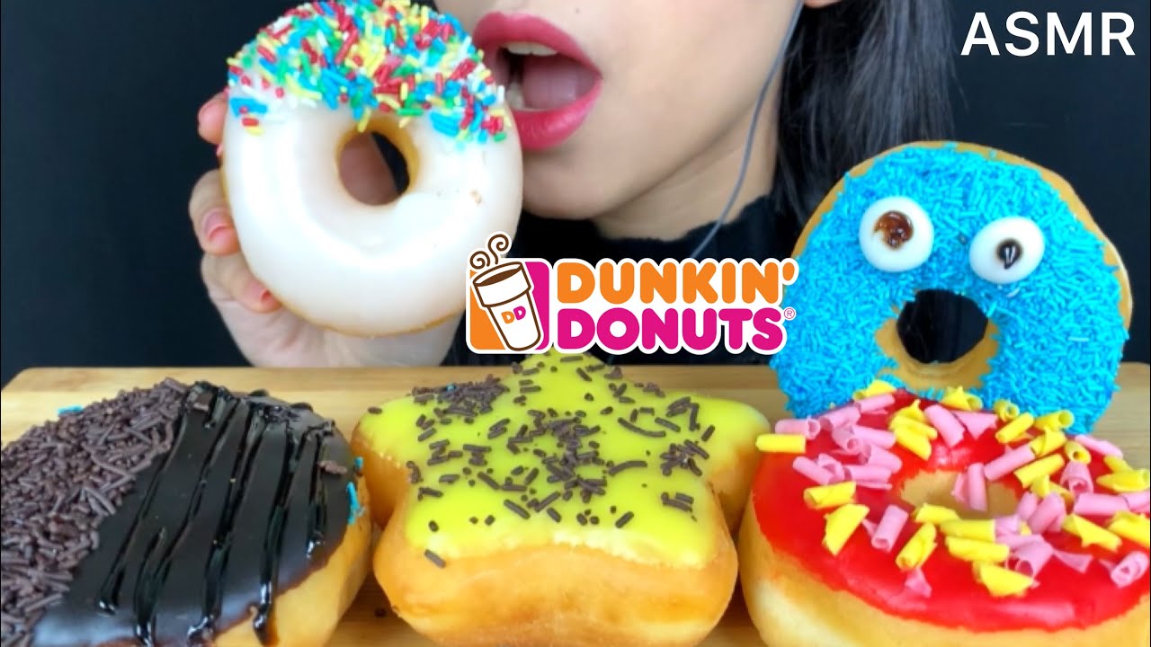 ASMR Eating *DUNKIN DONUTS | Mukbang (Eating Sounds)