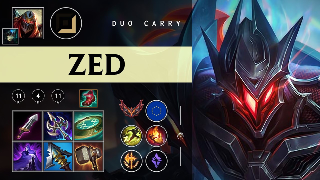 Zed ADC vs Jhin - EUW Grandmaster Patch 26.04