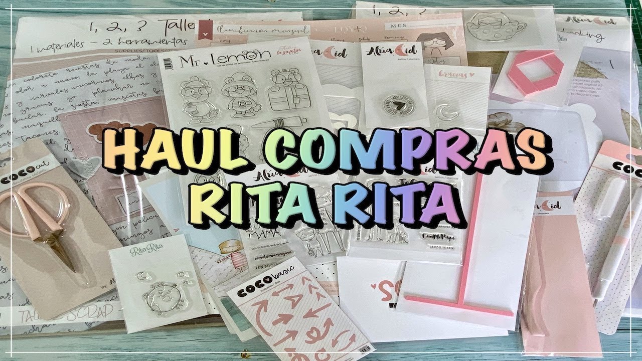 🎄 SUPER HAUL RITA RITA 🛍 | HAUL ALUA CID ** COMPRAS SCRAPBOOKING ** CAJACADABRA NOVIEMBRE 2023