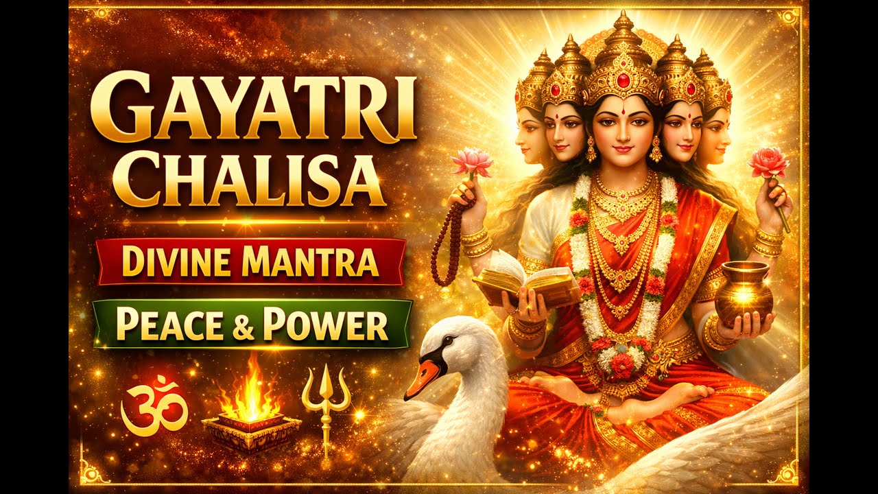 Gayatri Chalisa | Full Devotional Chant | Sacred Mantra for Peace, Wisdom & Positivity
