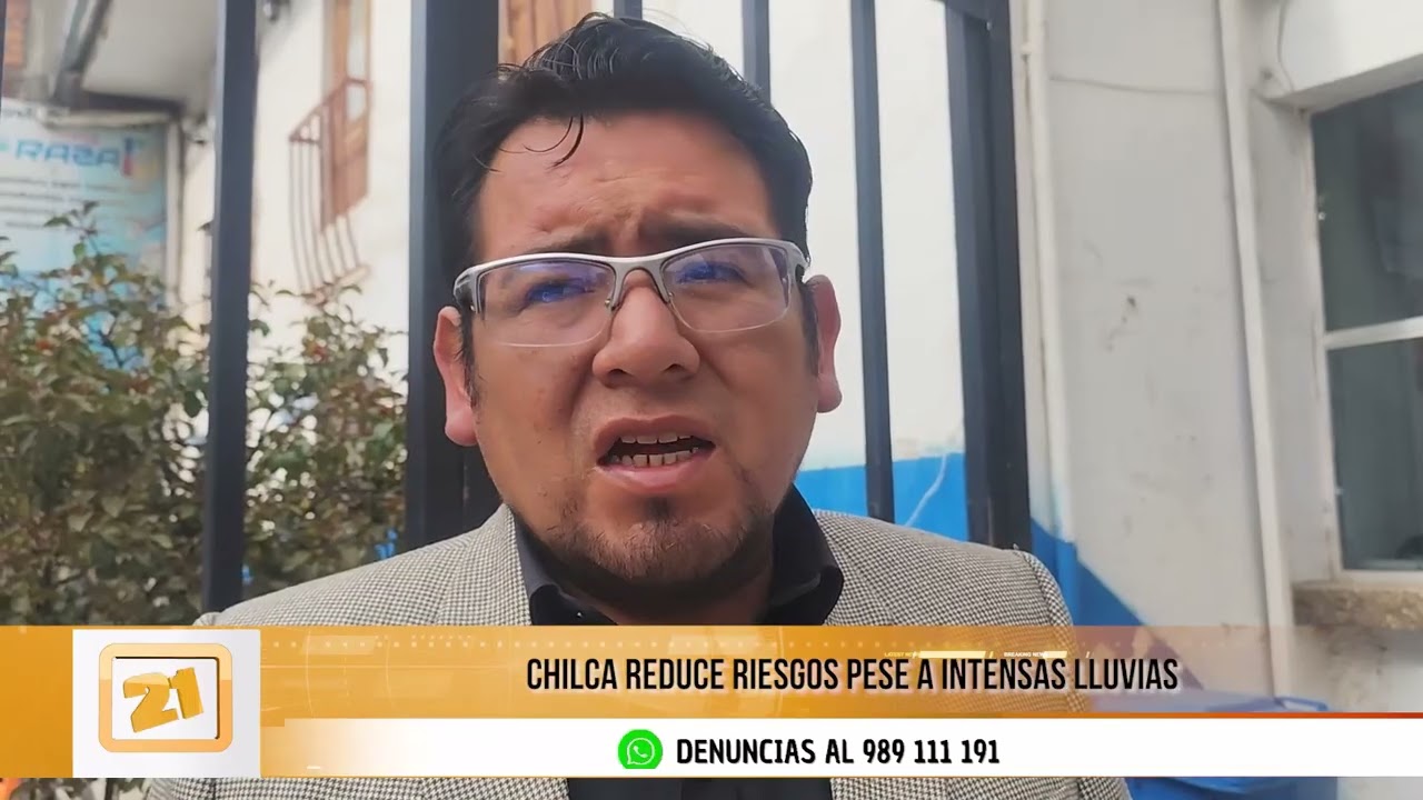Chilca evita emergencias pese a intensas lluvias