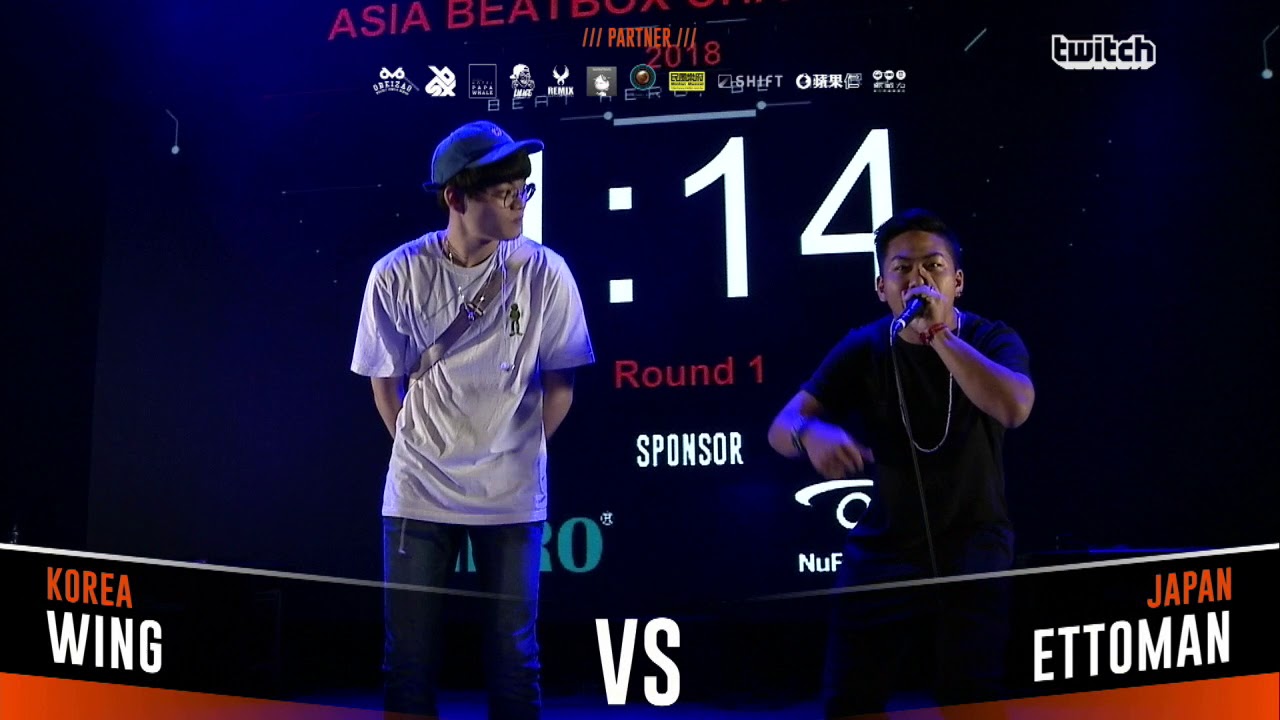 WING VS ETTOMAN｜Asia Beatbox Championship 2018  Solo Beatbox Battle