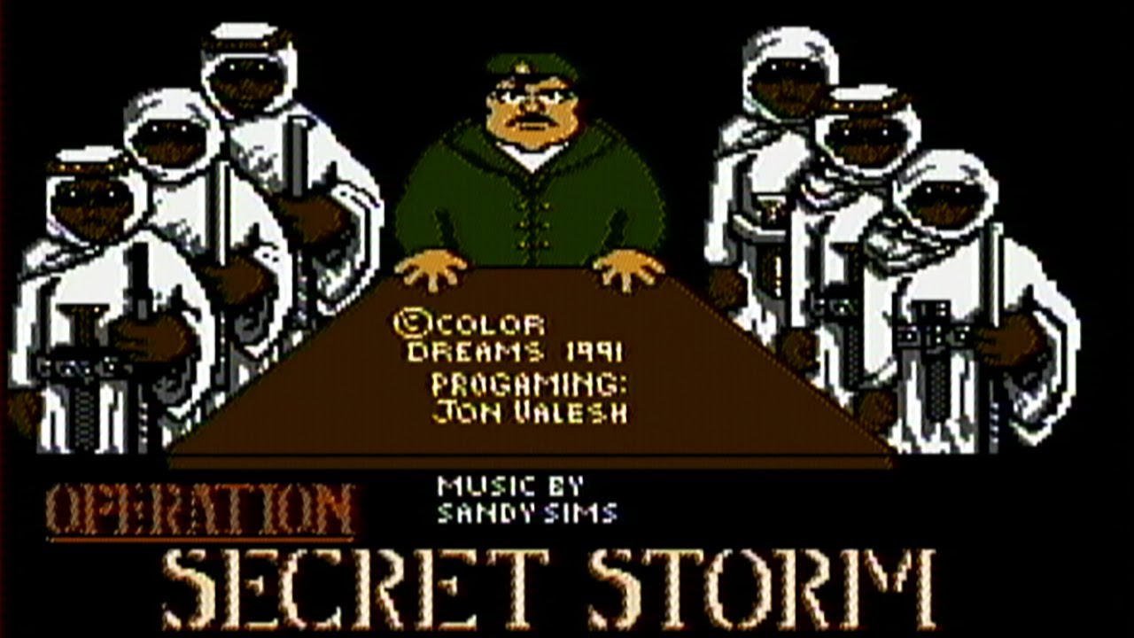 Operation Secret Storm (Color Dreams, 1991) - NES Gameplay
