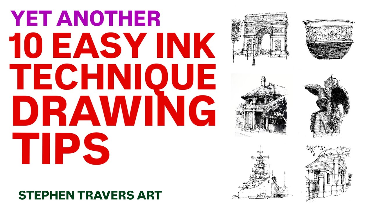 10 Simple Ways to TRANSFORM Your Ink Drawings!