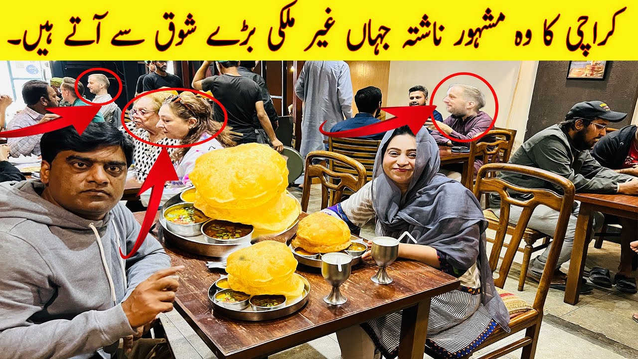 Karachi Famous Breakfast Where Foreigner's Come 🍣🍽️Mintoo Foods
