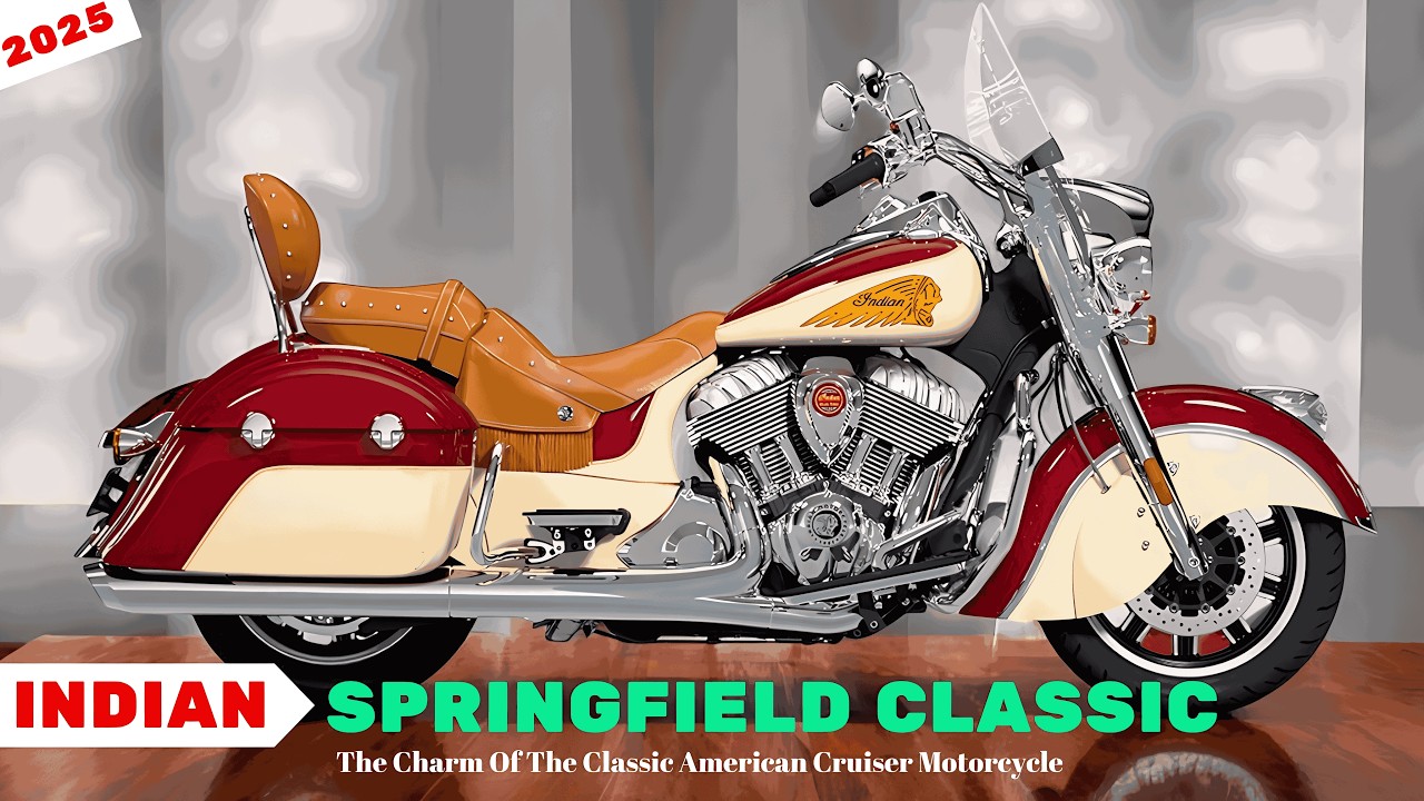 Indian Springfield Classic | The Charm of the Classic American Cruiser Motorcycle