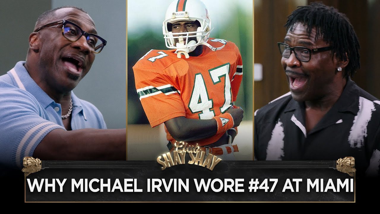 Michael Irvin Wore No. 47 At The University Of Miami As A Wide Receiver | CLUB SHAY SHAY