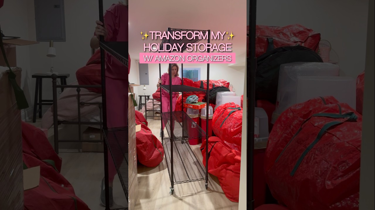 Преобразите мое хаотичное хранение рождественских вещей с помощью органайзеров Amazon &mdash; наконец-т...