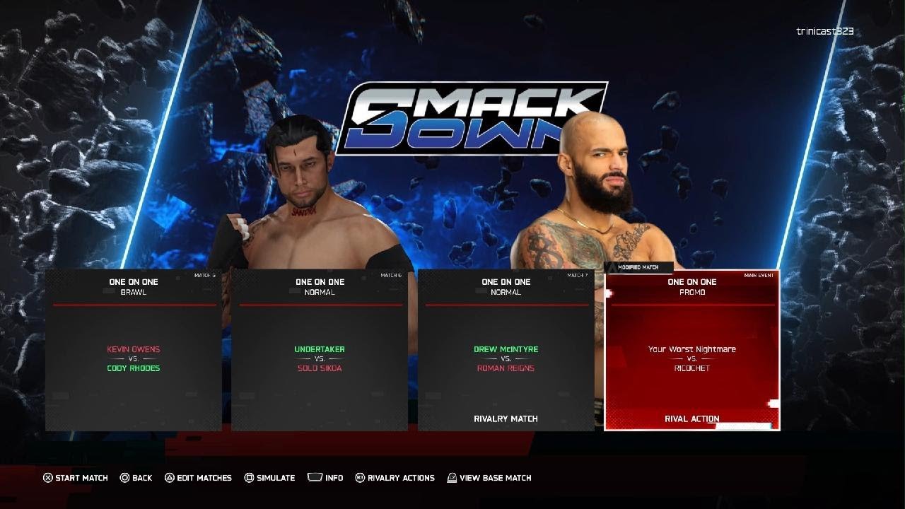 WWE 2K25_ Your Worst Nightmare vs Ricochet