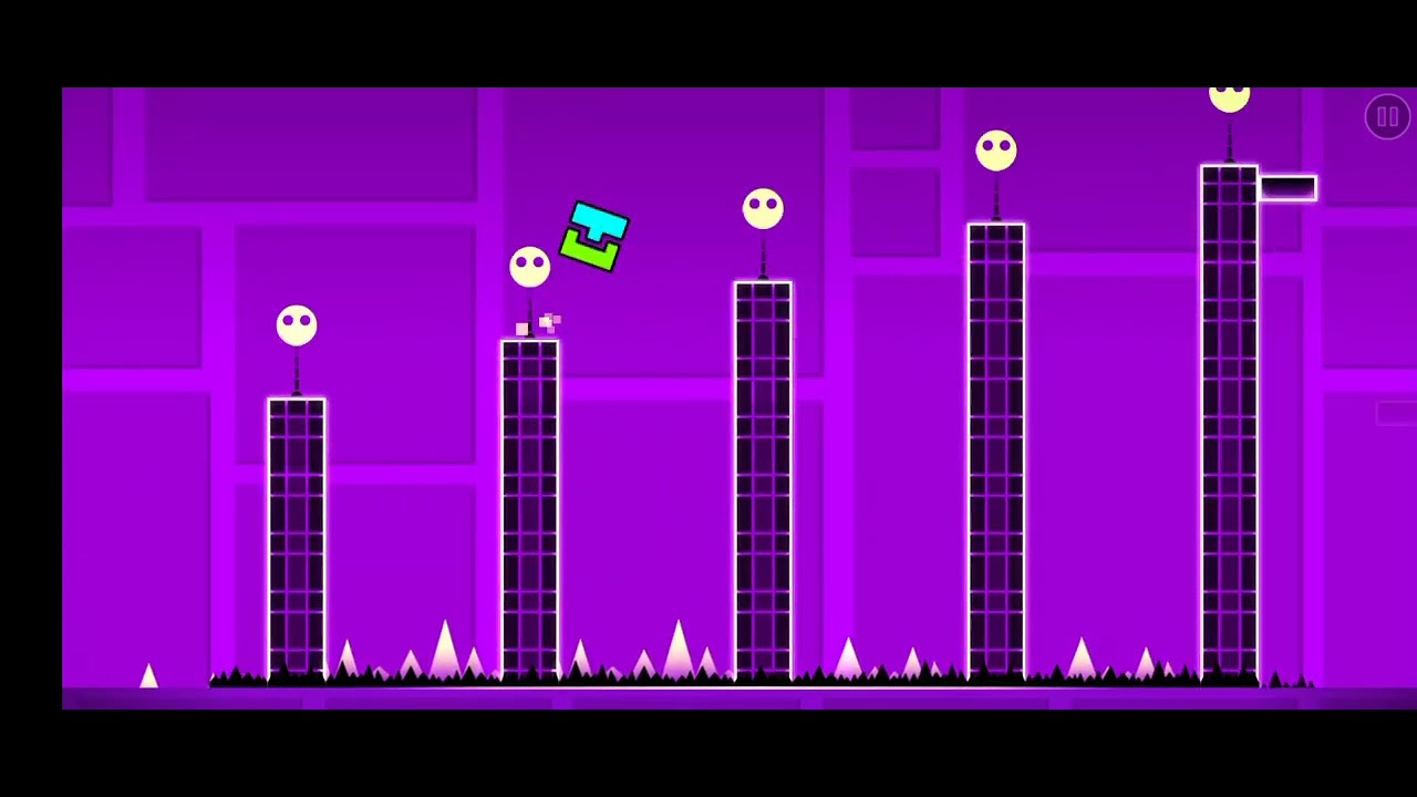 Jugando geometri dash por primera vez 
