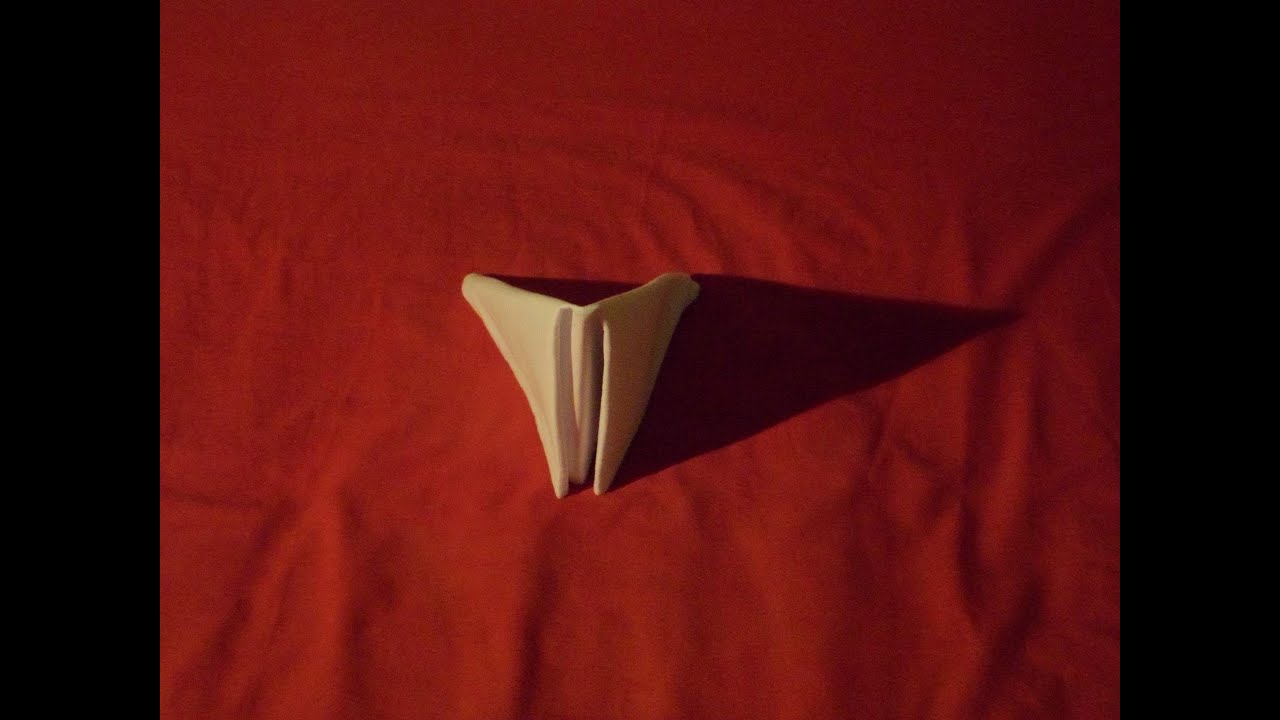 How To Fold Napkins - Sail Fold (Napkin folding)