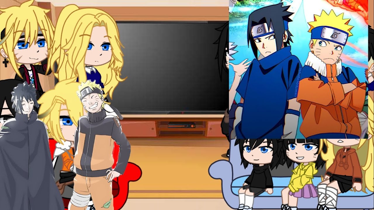 Família Uchimaki react a tik toks (minha AU) pt: 1/? (Sasunaru)