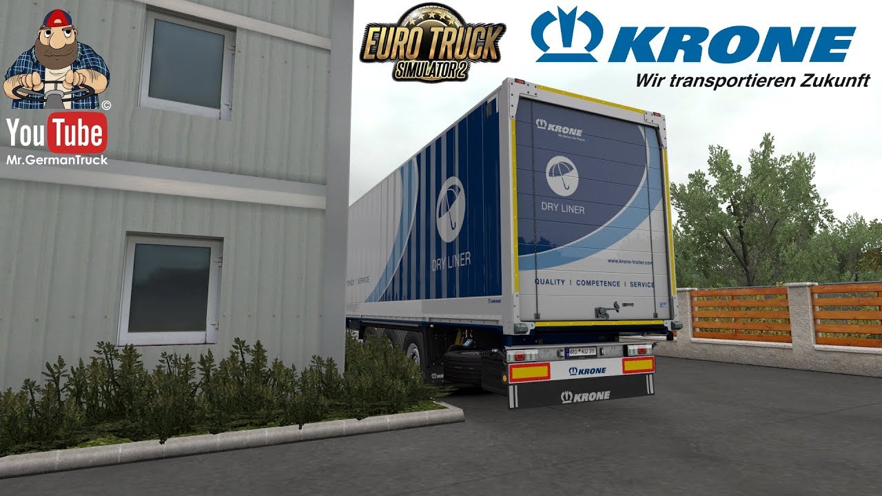 [ETS2 v1.32] Euro Truck Simulator 2 - Krone Trailer Pack DLC